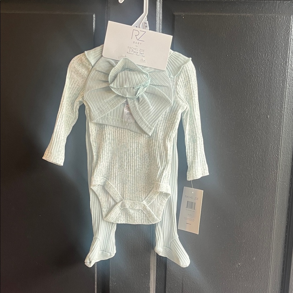 Rachel Zoe Mint Green Baby Outfit
